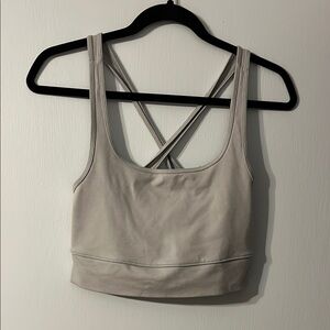 J. Crew Sports Bra with Cross-Back Design M